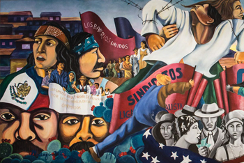 Mural at Colegio de la Frontera Norte